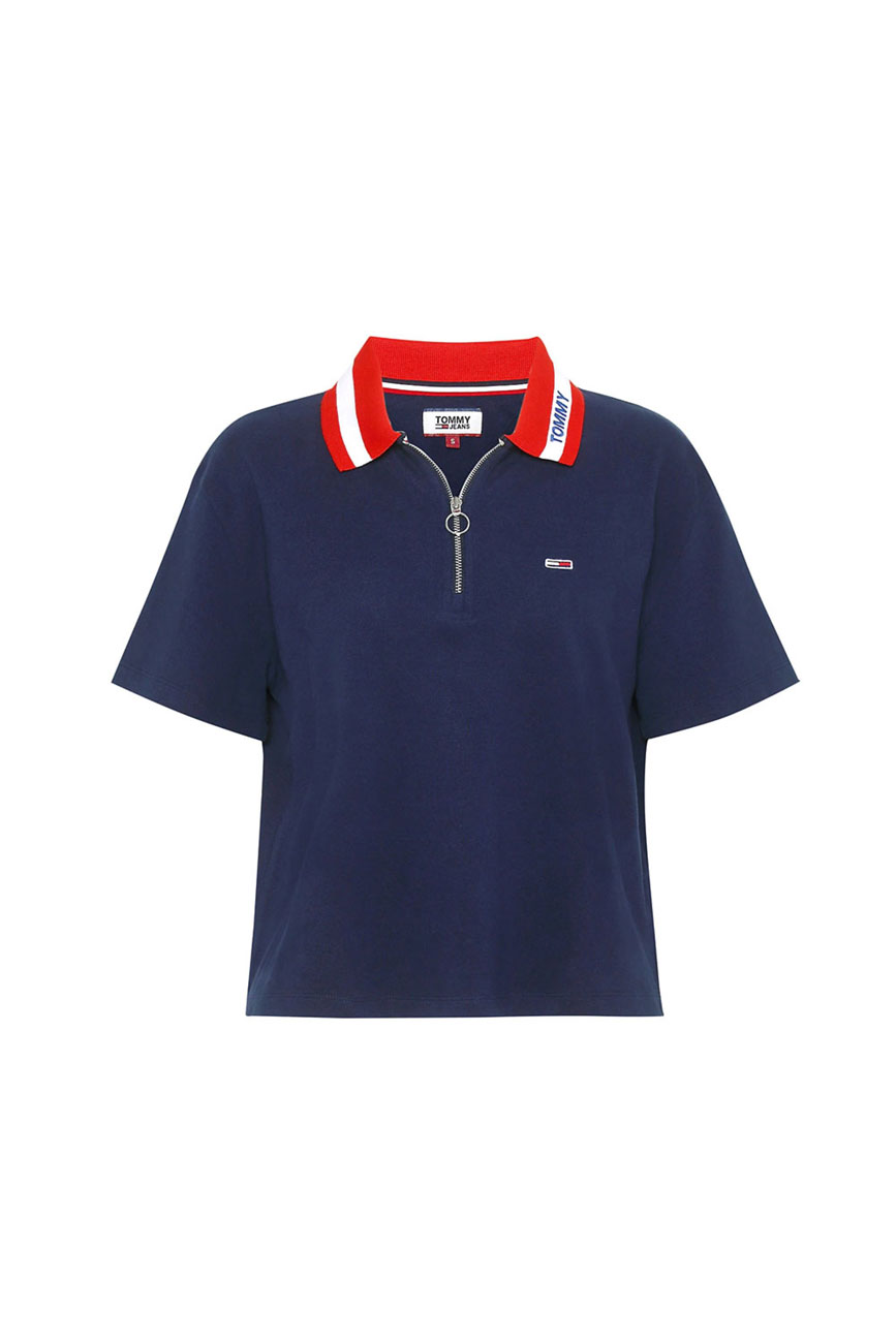 tip Polo Tommy Jeans Albastru | Look